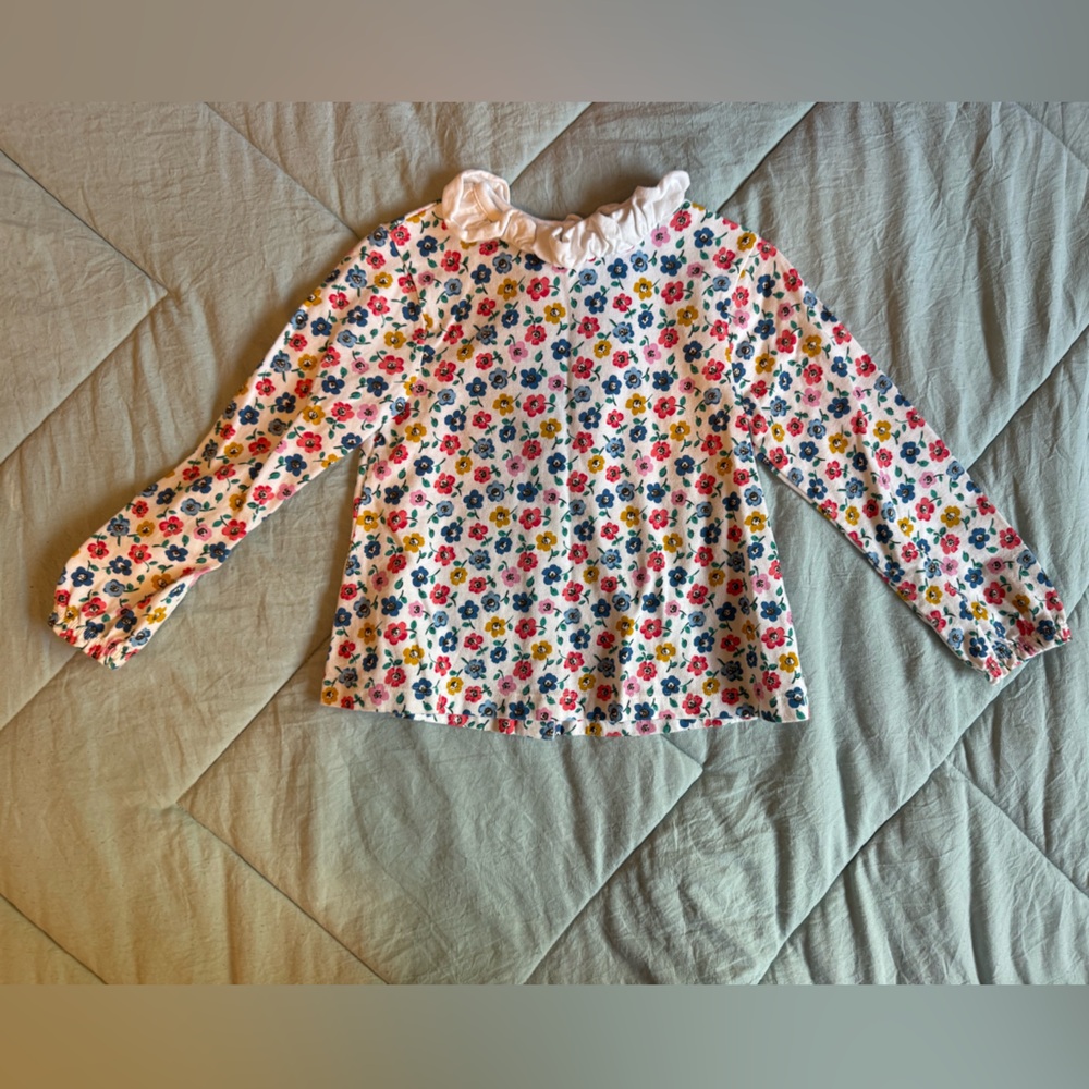 Mini Boden 2/3T flowered long sleeve